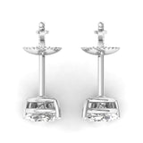 3-Stone Diamond Drop Earrings