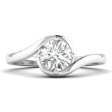 Infinity Solitaire Ring