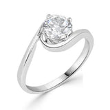 Infinity Solitaire Ring