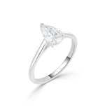 Pear Shaped Solitaire Ring
