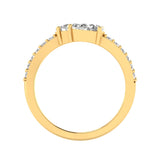 Duo Pear Diamond Ring