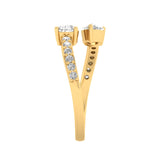 Duo Pear Diamond Ring