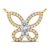 Butterfly Diamond Pendant