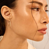 Twisted Diamond Hoops