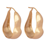 Arzu Earrings 14 gms Fish Hook 22k Gold Plated On Brass - ZEWAR Jewelry