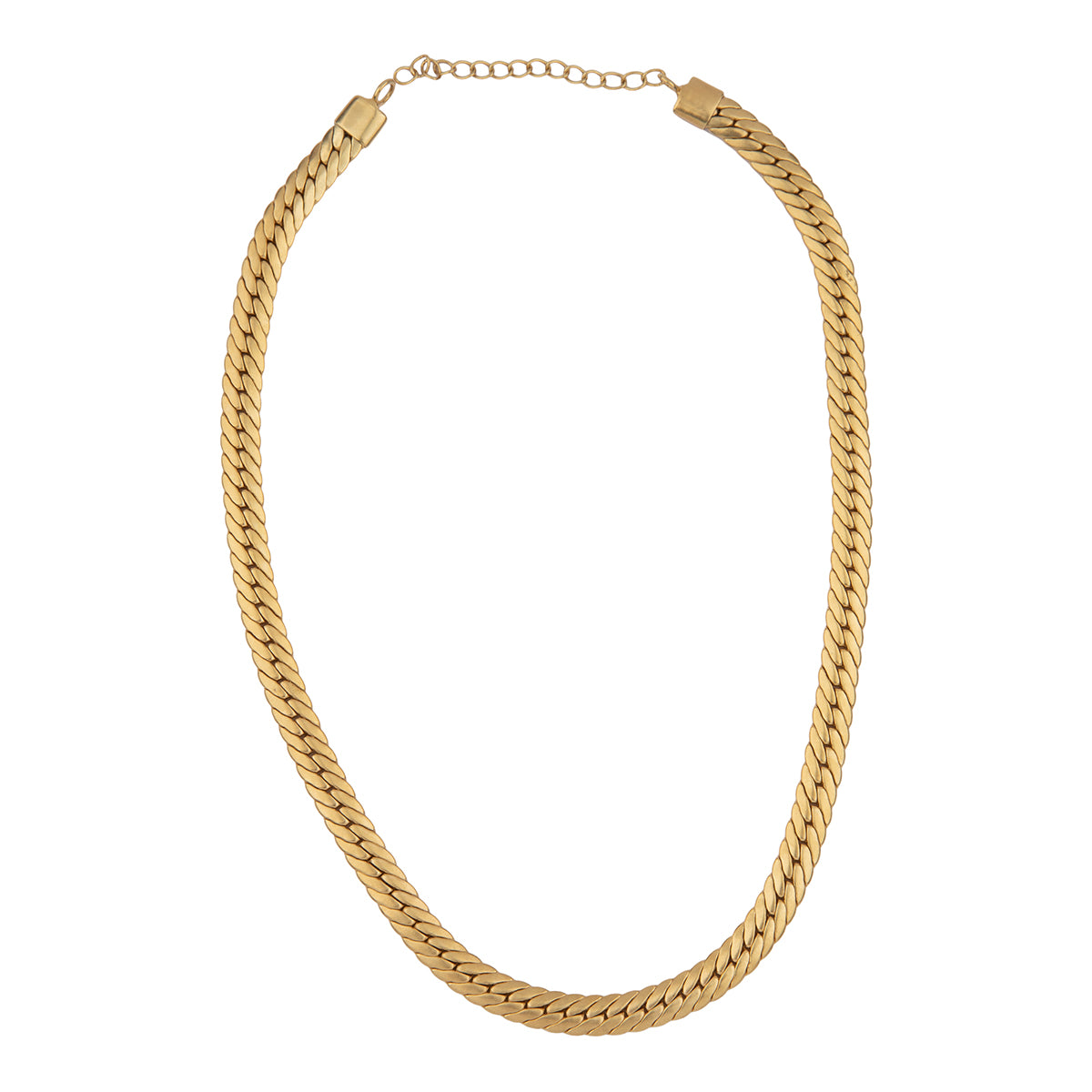 Kian Necklace 48gm 22k Gold Plated Over Brass - ZEWAR Jewelry