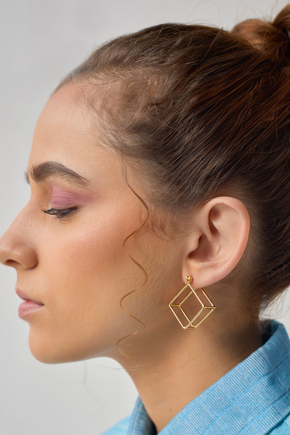 Sara Earrings  7 gms classic Fish-Hook 22k Gold Plated On Brass - ZEWAR Jewelry
