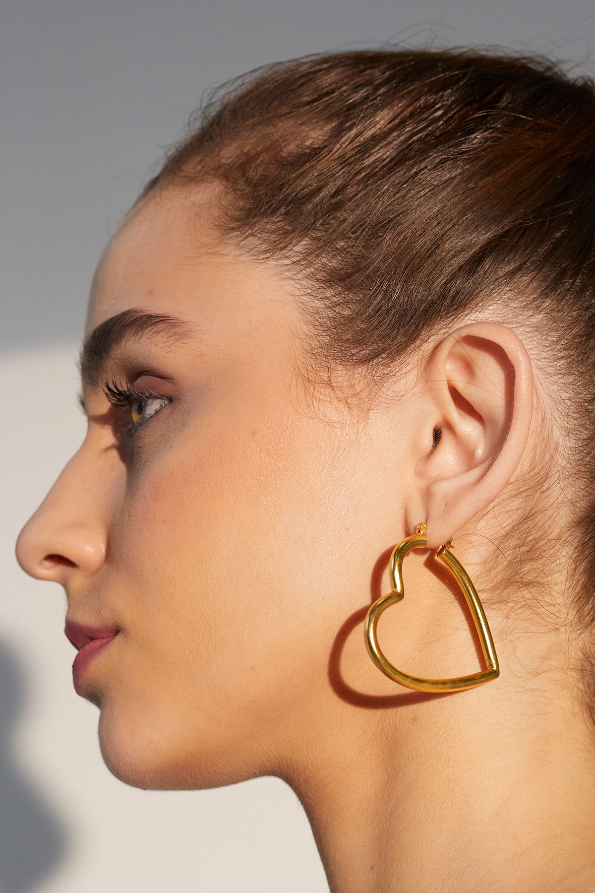 Sefa Earrings Hoop Wire 0.5 Micron Gold Plated On Brass - ZEWAR Jewelry