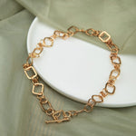 Heena 18k Gold Plated On Brass Daintier Piece Necklace - ZEWAR Jewelry