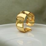 Jihan 18k Gold Plated On Brass Chunky Statement Ring - ZEWAR Jewelry